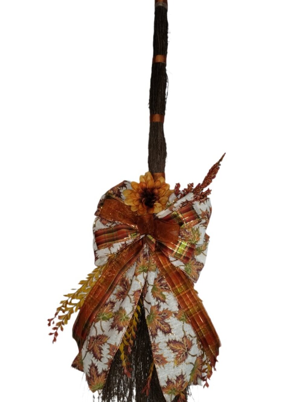 Fall Broom Wreath